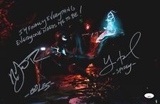 Yuri Lowenthal & Nadji Jeter Signed 11x17 Spider-Man 2 Autograph Photo JSA COA picture