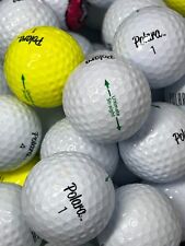 12 White and Yellow Polara Near Mint AAAA Used Golf Balls.  Asst Models picture