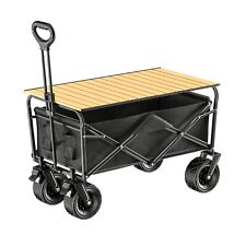 Outdoor Wagon Cart Foldable Heavy Duty Utility Max Load 220L for Camping Garden picture