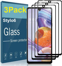 3 PACK For LG Stylo 6 Full Screen Protector 9H Tempered Glass Premium HD Clear  picture