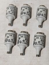 Lot of 6 Siemens 5SB11 fuses, 2A, 500V, original Diazed picture