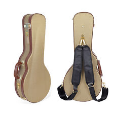 Crossrock F-style Mandolin Hard Case with Fabric Shell, Vintage Hard Guitar Case picture