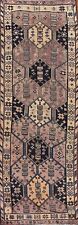 Antique Geometric Traditional 12 ft. Runner Rug 4x12 Hand-Knotted Wool picture