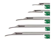 6 Laryngoscope Blades MILLER, Fiber-Optic Illumination, Disposable, Size: 2 picture