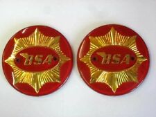 65-8193 BSA gas tank badge set red UK Made 65-8228 4