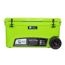 Frosted Frog Original Green 70 Quart Cooler Heavy Duty Ice Chest with Wheels picture
