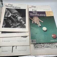Vintage Lot of 8 Fine WoodWorking Magazine 1978 1979 1980 1984 1986 picture