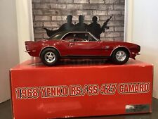 1:18 EXACT DETAIL LANE YENKO 1968 RS/ SS 427 Camaro RED ON BLACK MA# 1576 picture