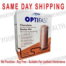 NEW FORMULA OPTIFAST 800 POWDER SHAKE | CHOCOLATE | 1 CASE | 70 SERVINGS 10 box picture