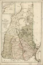 Poster, Many Sizes; Map Of New Hampshire 1796 In German & English picture