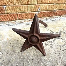 Antique Cast Iron Architectural Salvage Building Anchor Star picture