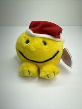 Swibco Puffkins Ltd Ed JOLLY Smiley Face Yellow Plush Santa Hat picture