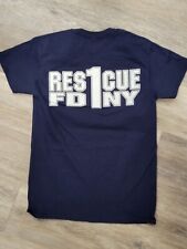 NEW Vintage FDNY Firefighter shirt NYC Rescue 1  Fire department picture