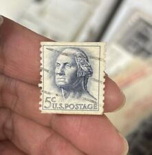 1962 George Washington 5 Cent Stamp Blue/Gray (Rare). picture