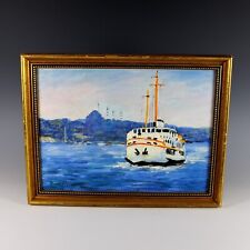 Oil on Panel Painting of Istanbul by Italian Listed artist Nino Pippa picture
