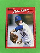 Rare Error 1990 Donruss Nolan Ryan #166 Error Card Texas Rangers Baseball Card picture