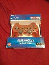 Sony PlayStation 3 PS3 Crimson Red Translucent Controller BRAND NEW OEM picture