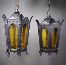 Anique Gothic Revival Iron Exterior Lights Lanterns Hanging Outdoor Pendants picture