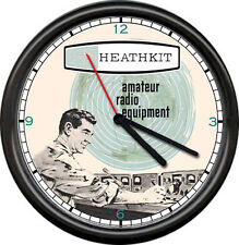 Heathkit Amateur Radio Hamm Equipment Tube Dealer Sales Sign Wall Clock picture