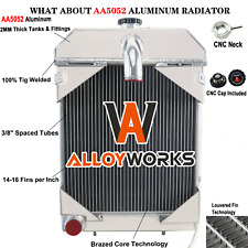 4-Row All Aluminum Tractor Radiator For Case VA VAC VAH VAI VAO VTA picture