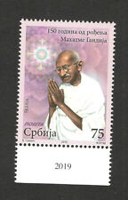 SERBIA-MNH STAMP-150 YEARS SINCE THE BIRTH OF MAHATMA GANDHI , INDIA -2019. picture