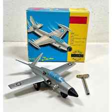 Schuco Micro Jet #1031 Fouga Magister 170R Wind Up Airplane Toy Vtg Mint LN picture