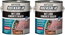 Rust-Oleum 317927-2PK Wet Look Concrete Sealer, Gallon, High Gloss Clear, 2 Pack picture