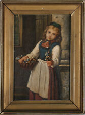 Mid 19th Century Oil - A Posy For You picture