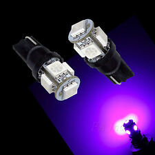 10Pcs T10 194 5SMD 5050 LED Light Bulb Auto High Bright PURPLE current fixed picture