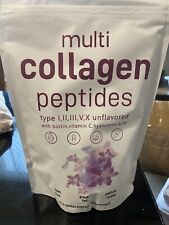 Multi Collagen Peptides Powder-TypeI,II,III,V,X-Hyaluronic Acid,Biotin&Vitamin C picture