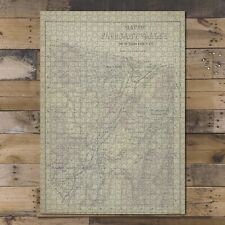 1000 pcs puzzle|1876 Map of Reading Pa. Map of Pleasant Valley Dutchess County picture