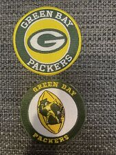 (2) Green Bay Packers Vintage Embroidered Patches Patch Lot 3”x 3” picture