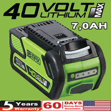 40V For Greenworks 2901319 G-MAX 7Ah Lithium Battery 29472 29462 20202 29252 US picture
