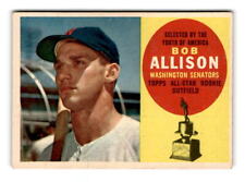 1960 Topps Bob Allison #320 Washington Senators Baseball Card picture