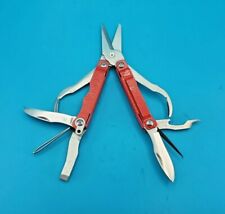 SOG Supreme Snippet Compact Scissors Multi Tool Folding Knife Red picture