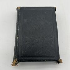 Antique- 1881- The  HOLY BIBLE- Old & New Testaments- Gilded- Black Leather picture