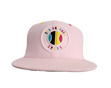 MENS NEW ERA SAN ANTONIO SPURS 9FIFTY SNAPBACK PINK HAT picture