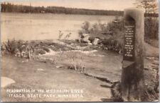 1947 Itasca State Park MN RPPC Photo Postcard 