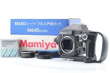 [UNUSED in Box] Mamiya M645 Super Body Grip AE Film Camera 135 Film Back JAPAN picture