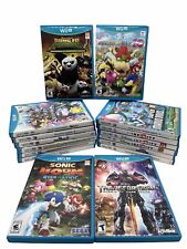 Nintendo Wii U Game Lot (16) Mario Party 10 King Fu Panda Sonic Boom Transformer picture