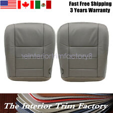 Driver Passenger Side Bottom For 2002-2007 Ford F250 F350 Lariat Seat Cover Gray picture