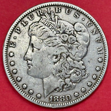 1880 P Silver Morgan Dollar ~ Grade FINE / VERY FINE Morgan Silver Dollar #M834 picture