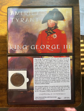 Colonial Coinage - King George III Copper Half Penny Coin Deluxe Folio picture