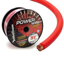 Rockford Fosgate 0 AWG 100% Oxygen Free Copper Power/Ground Wire Red Lot picture