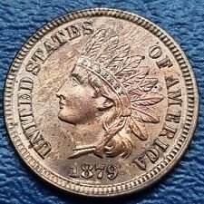 1879 Indian Head Cent 1c High Grade RED BU Details #70865 picture