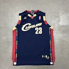 Vintage Lebron James Cleveland Cavaliers Stitched Jersey Blue Youth XL picture