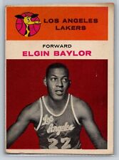 1961-62 Fleer #3 Elgin Baylor RC picture