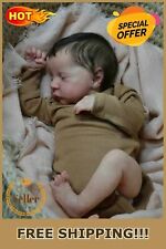 19''Reborn Baby Doll Soft Vinyl boy/girl Body Newborn Real Lifelike Toddler Gift picture