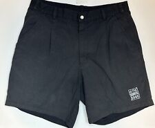 Vintage 80s 90s Surf Shorts 34” Waist ACTUAL Surf’s Edge Faded Black Pleated Dad picture