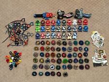 GIGANTIC Mixed Lot Of Beyblade Spinners, Launchers & Cords picture